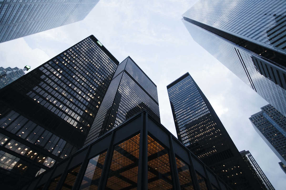 Real estate complex with different typologies
